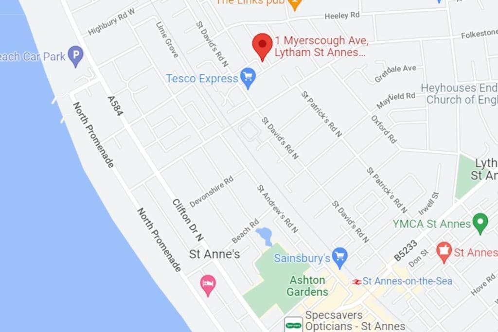 2 Bed Sleeps 6 Beach Retreat St Annes On Sea Villa Lytham St Annes Eksteriør billede